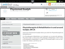 Tablet Screenshot of physiomed-guelph-guelph.guelphdirect.info