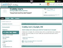 Tablet Screenshot of crabby-joes-guelph-guelph.guelphdirect.info