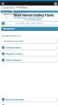 Mobile Screenshot of blue-heron-valley-farm-guelph.guelphdirect.info