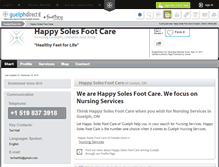 Tablet Screenshot of happy-soles-foot-care-guelph.guelphdirect.info